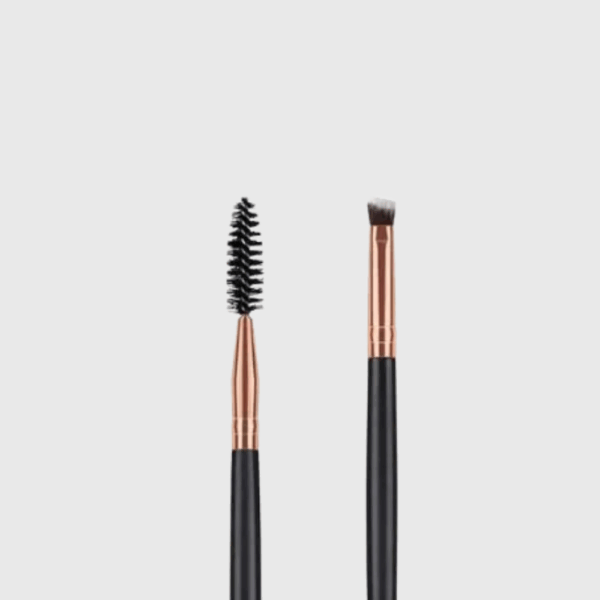 Pincel Duo para Sobrancelha Chanfrado e Escova
