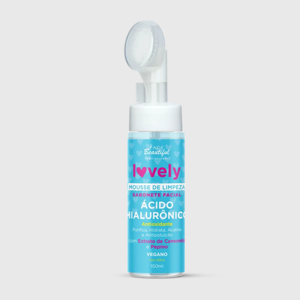 Mousse de Limpeza Facial Ácido Hilaurônico Face Beautiful 150ml