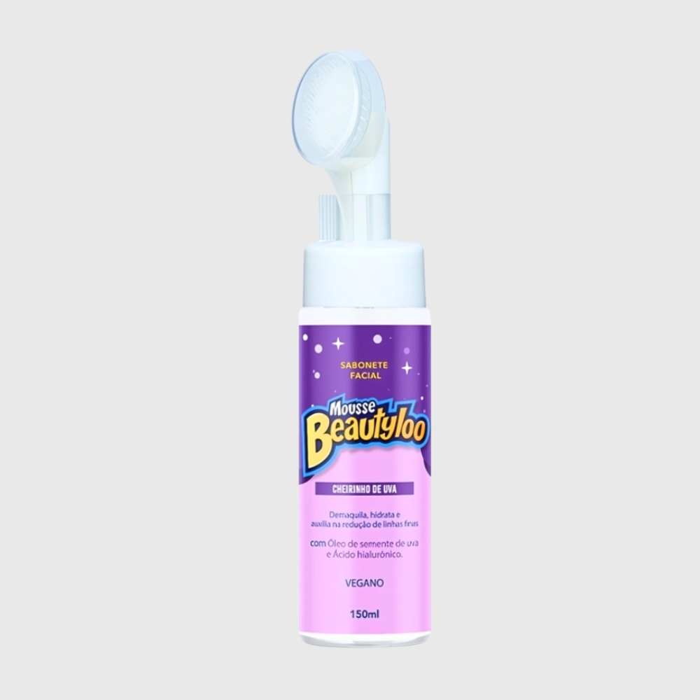 Mousse de Limpeza Facial Beautyloo Uva Face Beautiful 150ml