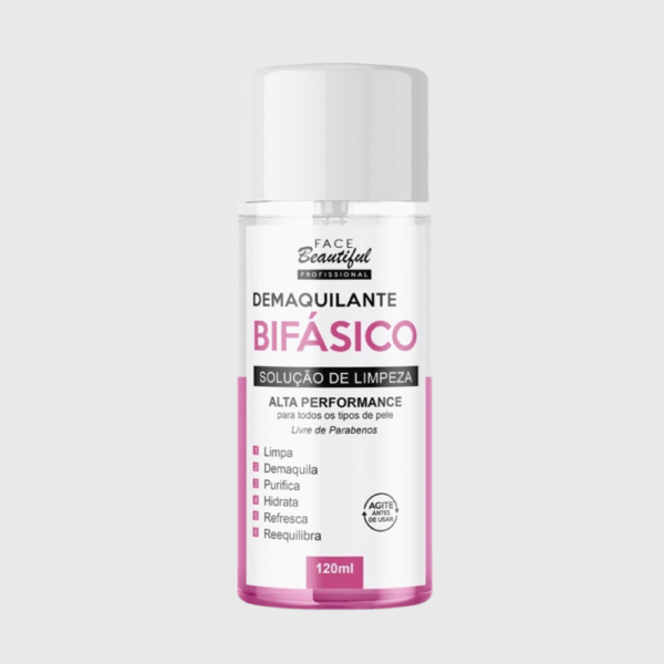 Demaquilante Bifásico Face Beautiful 120ml