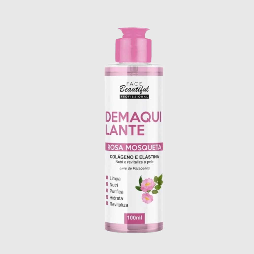 Loção Demaquilante Rosa Mosqueta Face Beautiful 200ml
