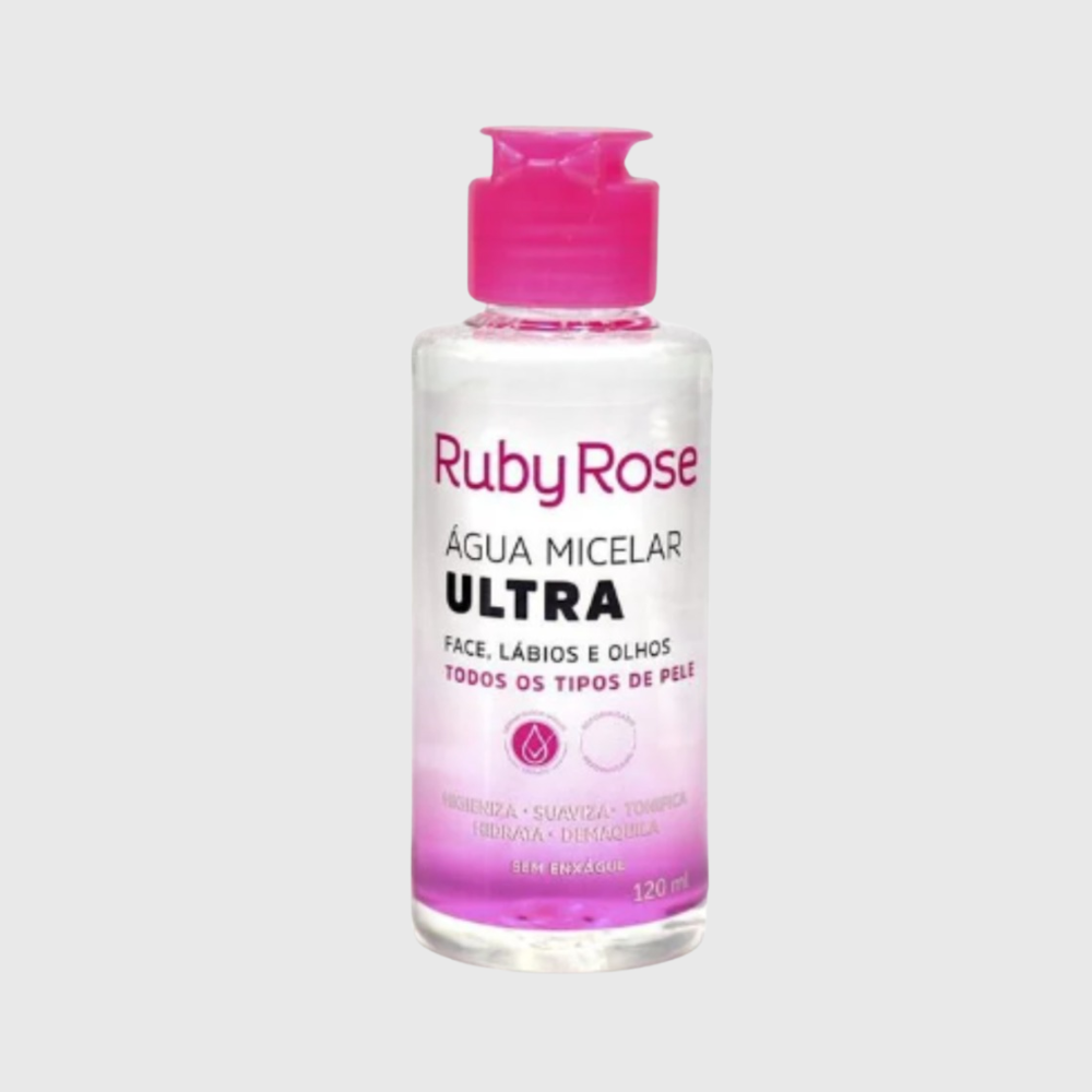 Água Micelar Ultra Ruby Rose 120ml