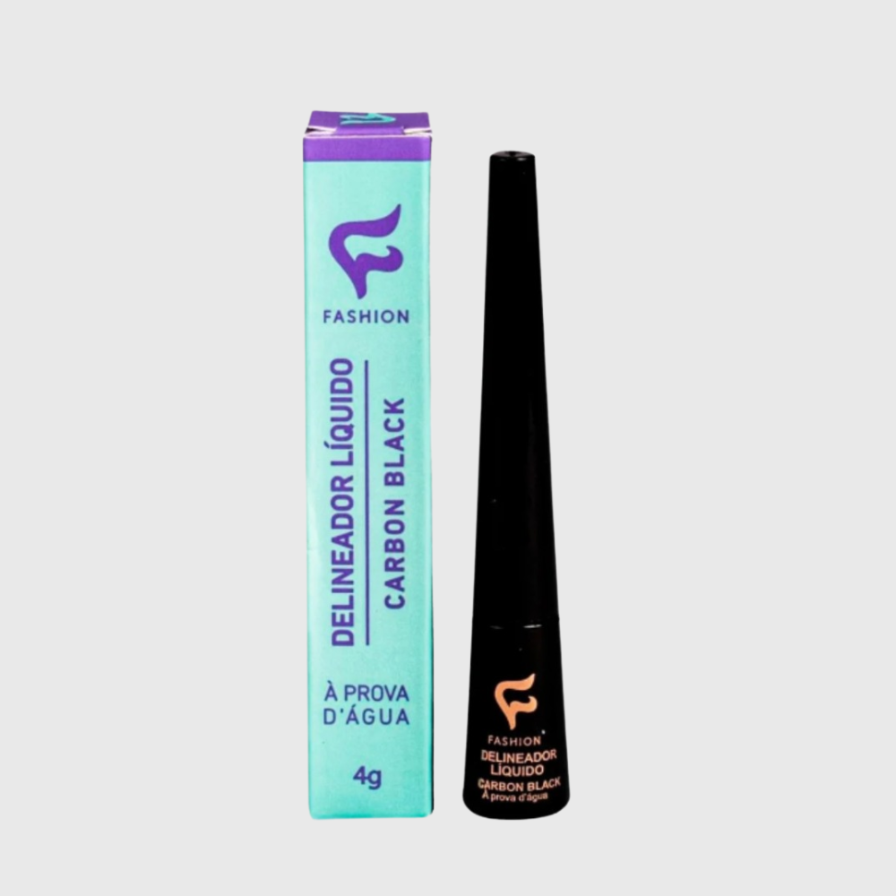 Delineador Líquido Carbon Black Fashion Makeup