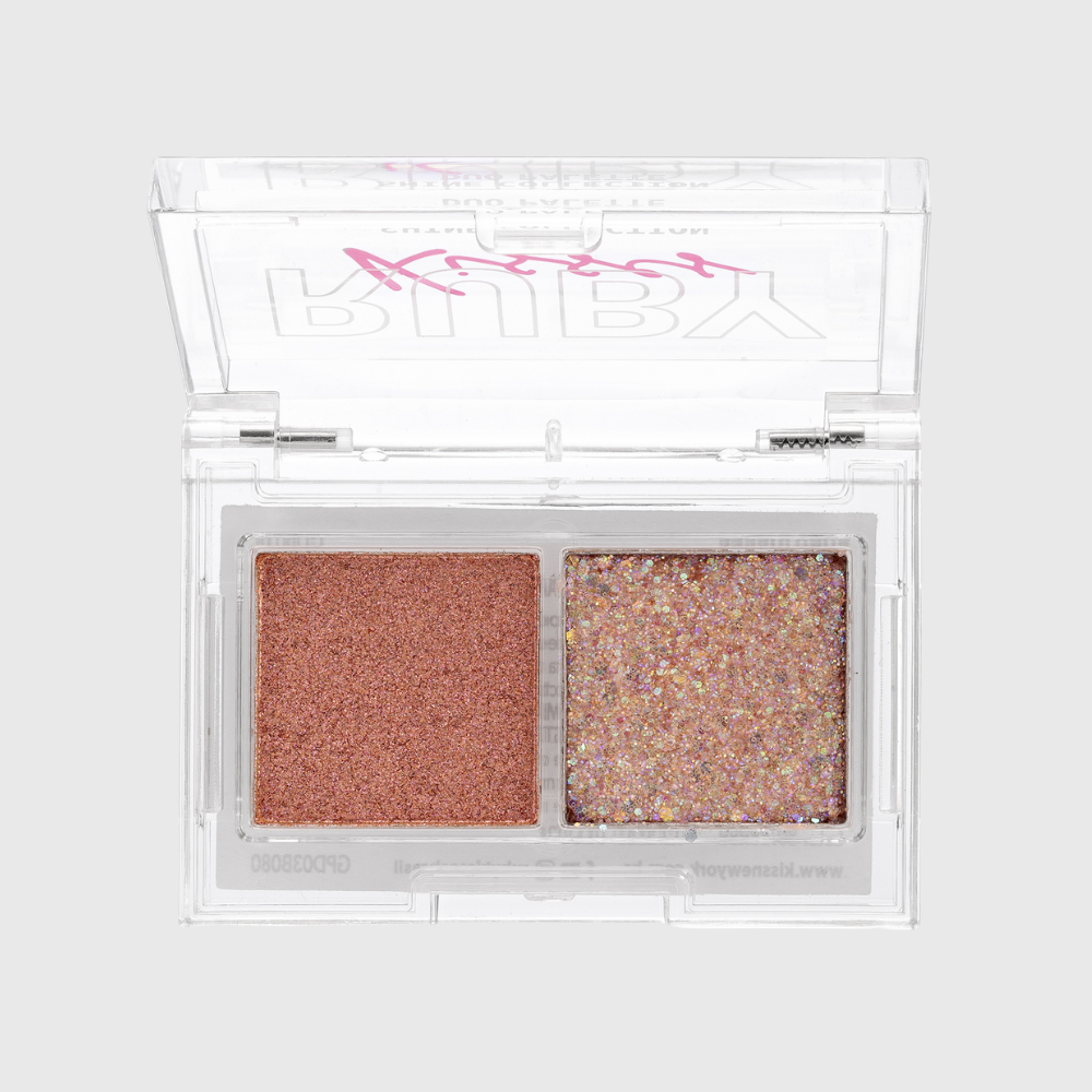 Paleta de Sombras Duo Shine Gold Ruby Kisses