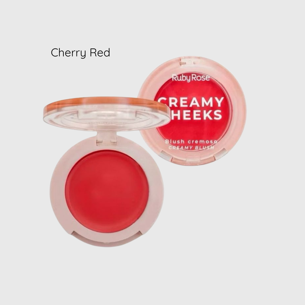 Blush Cremoso Creamy Cheeks Cherry Red Ruby Rose