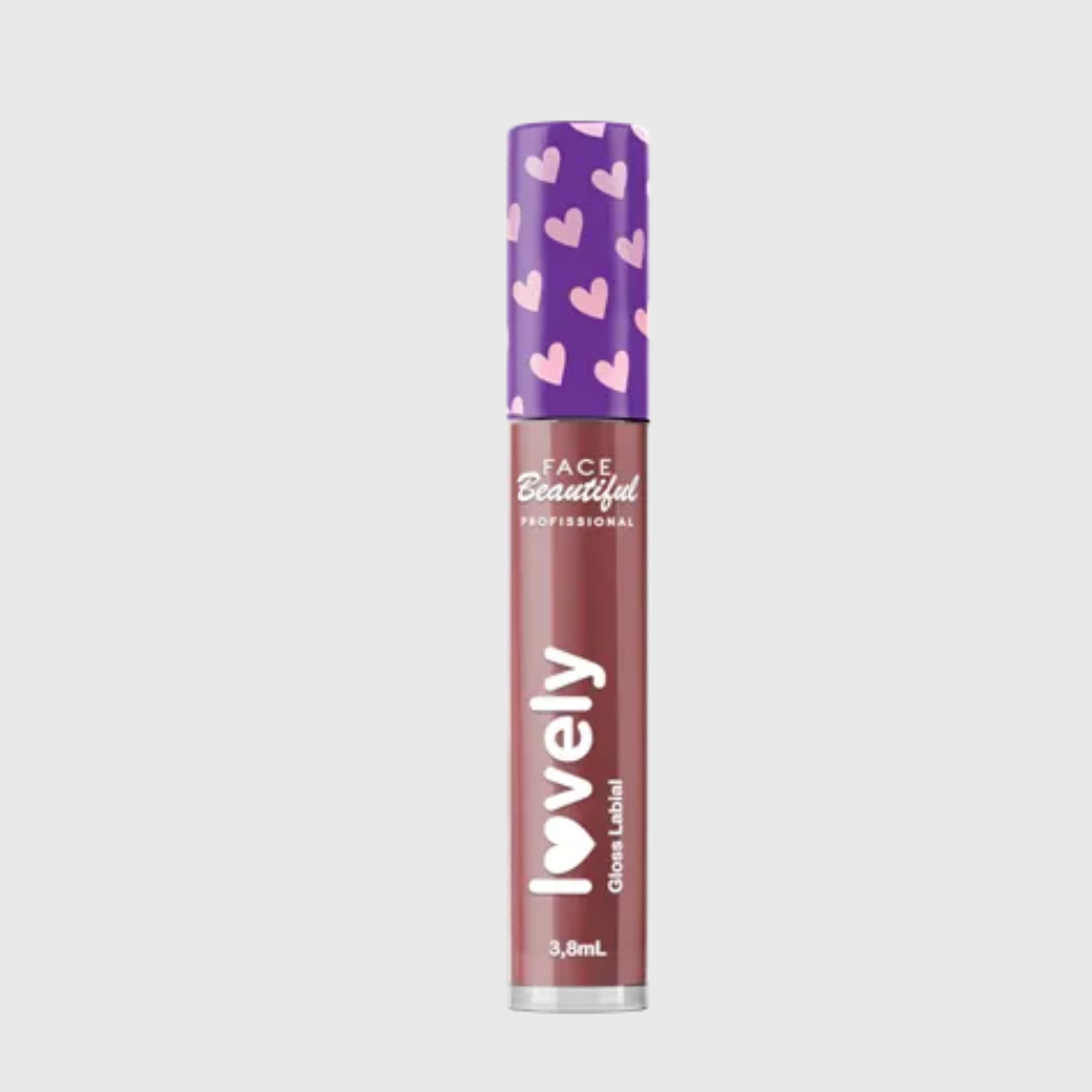 Gloss Labial Lovely Cor 02 Face Beautiful