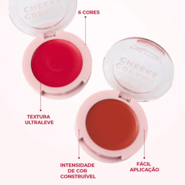 Blush Cremoso Creamy Cheeks Honey Glow Ruby Rose - Image 3