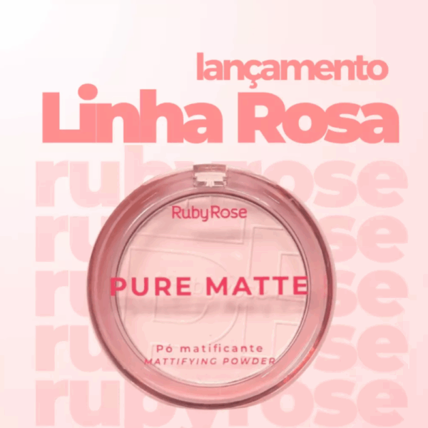 Pó Compacto Matificante Ruby Rose - Image 4